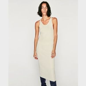 ZARA - Ribbed knit bodycon dress | US M